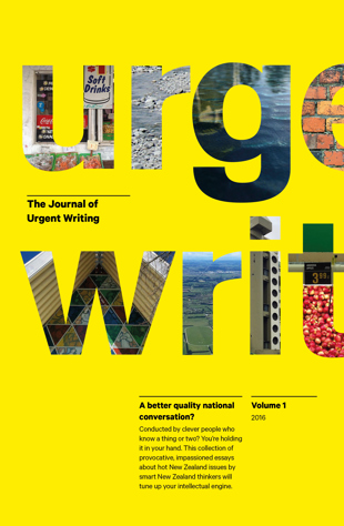 book cover for The Journal of Urgent Writing 2016
