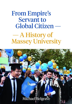 book cover for History of Massey launch speech