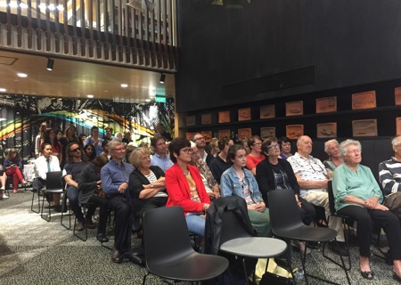 <p>A full house at Devonport Library.</p>