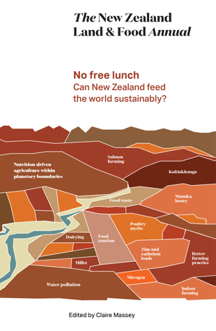 book cover for The New Zealand Land & Food Annual 2017