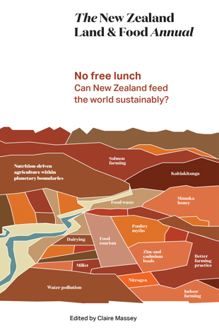 book cover for The New Zealand Land & Food Annual 2017