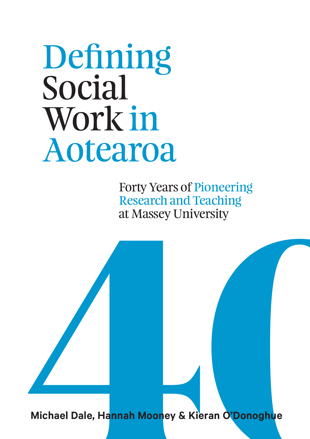 book cover for Defining Social Work in Aotearoa