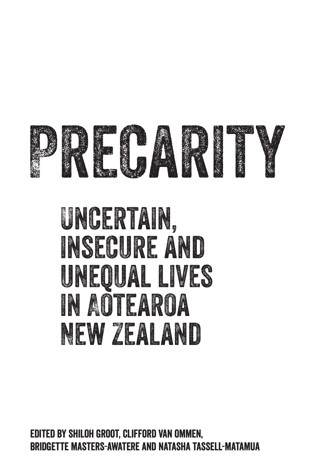 book cover for Precarity included in the Royal Society Te Aparangi Te Takarangi