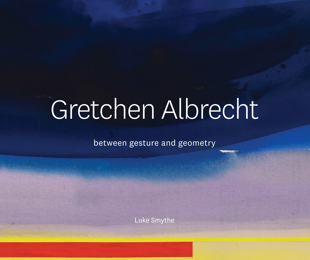 book cover for Landfall reviews Gretchen Albrecht: Between gesture and geometry